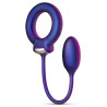 HUEMAN Cockring + Plug vibrant Eclipse Hueman 6.5 x 3cm - Diamètre 45mm